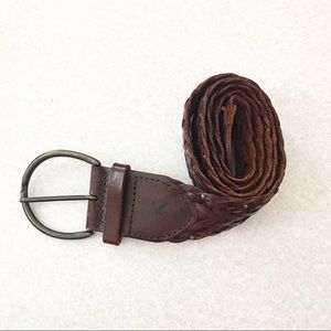 American Eagle braided leather belt